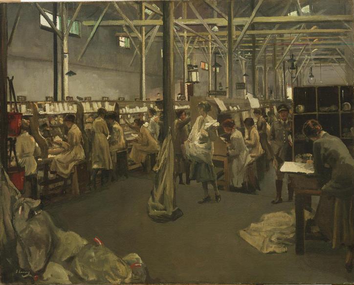 Military Post Office 3, Boulogne - John Lavery