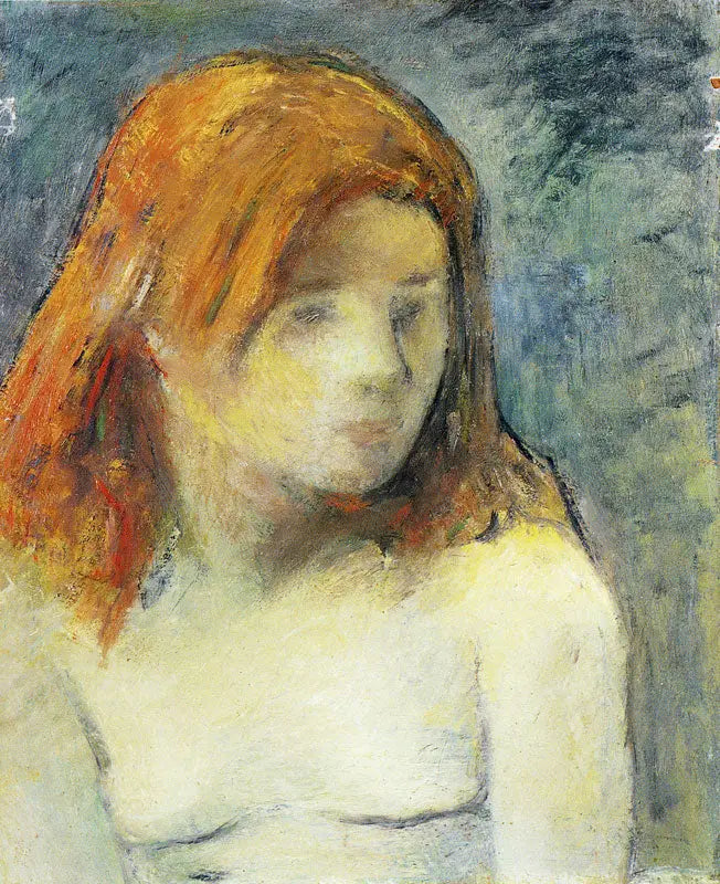 Nude Teenage Bust - Paul Gauguin