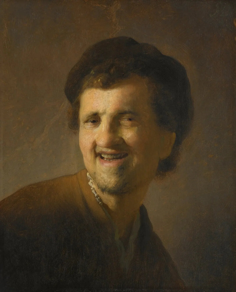 Bust of a Laughing Young Man - Rembrandt