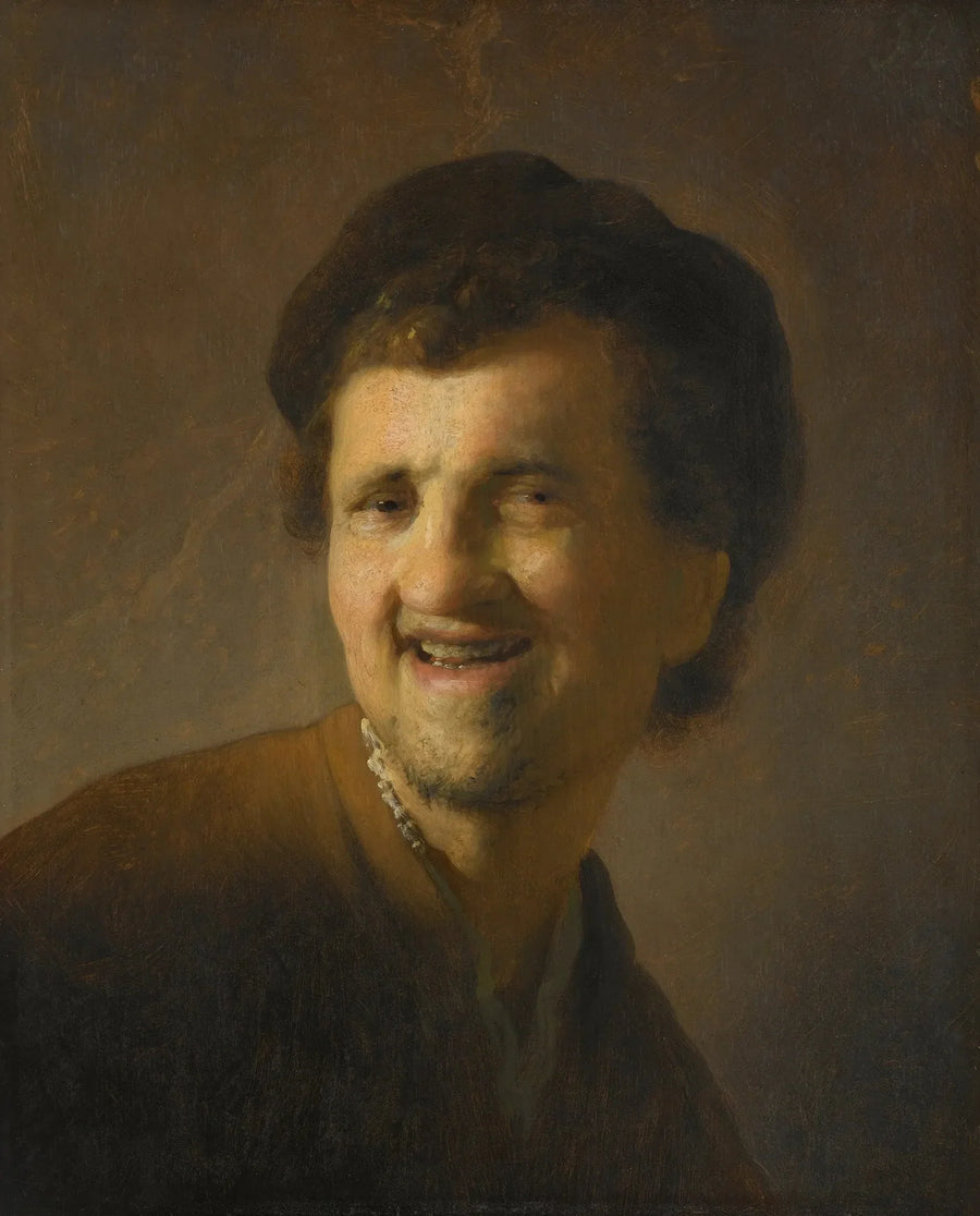 Bust of a Laughing Young Man - Rembrandt