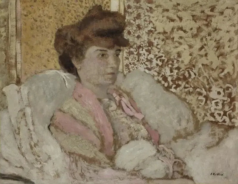 Seated Woman Bust (Misia Natanson) - Édouard Vuillard