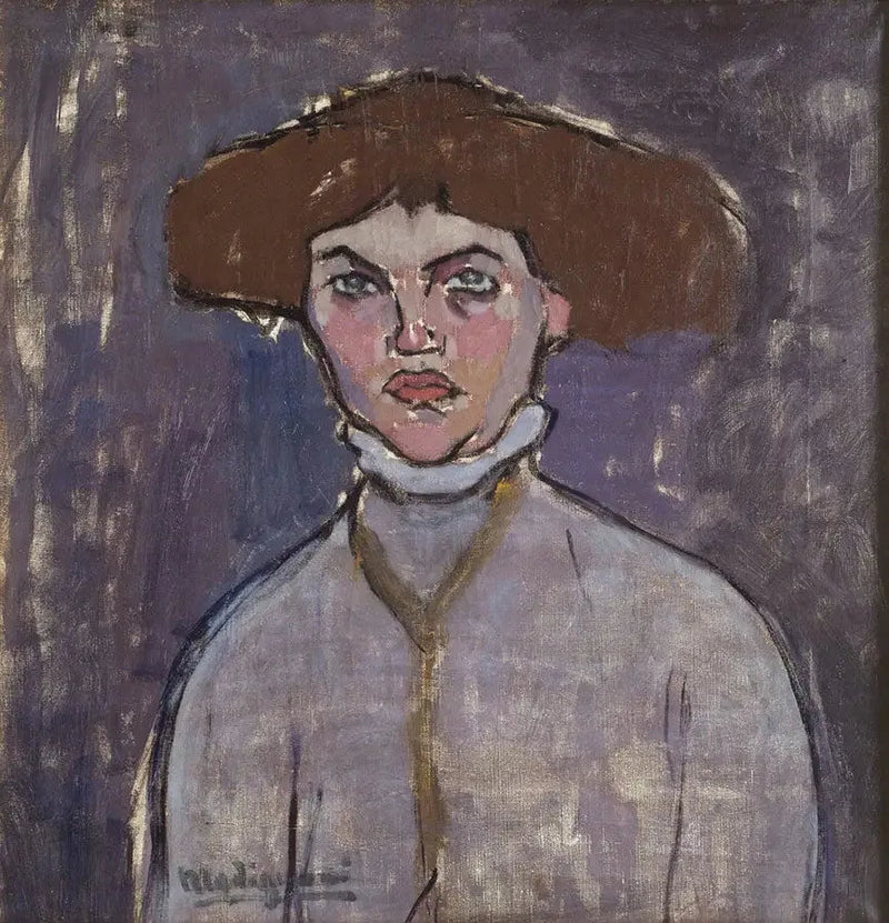 Bust of a Young Woman - Amedeo Modigliani