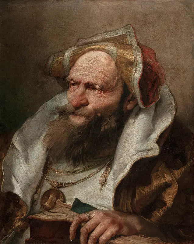 Bust of an Old Man - Giovanni Battista Tiepolo