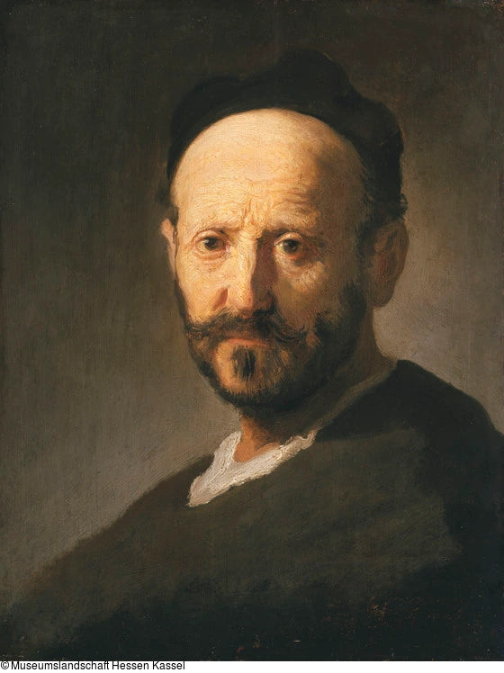 Bust of a man with a cap - Rembrandt