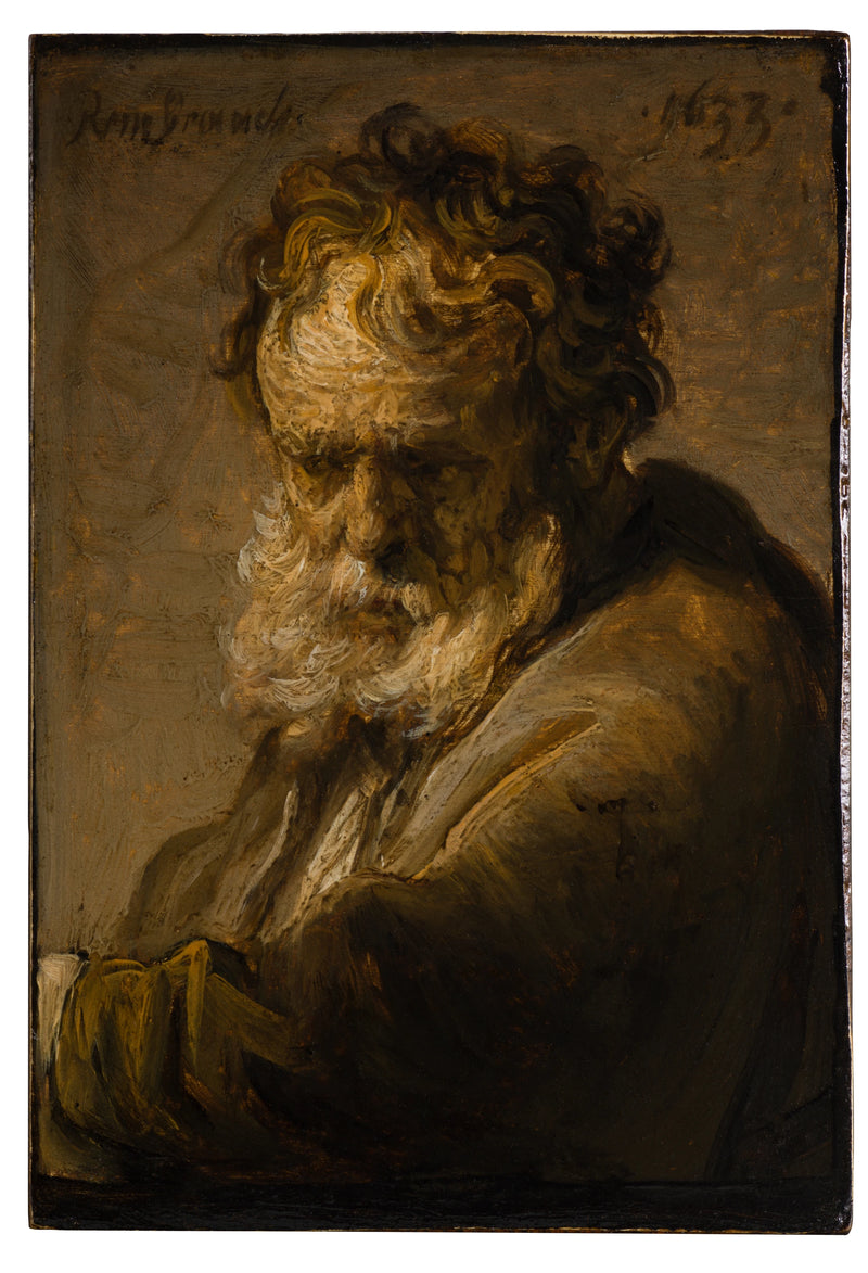 Bust of an old bearded man - Rembrandt