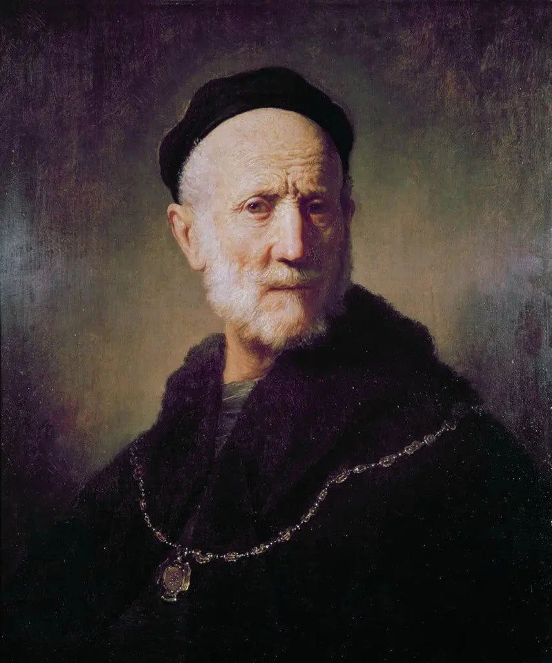 Bust of an Old Man - Rembrandt