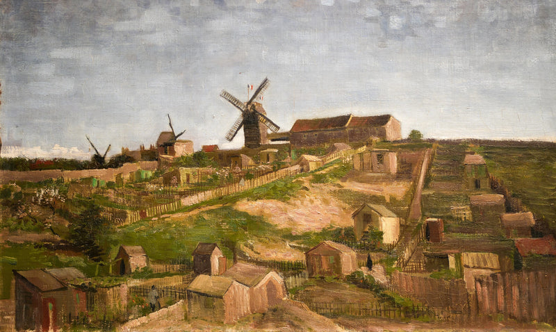 The Montmartre Hill - Vincent van Gogh