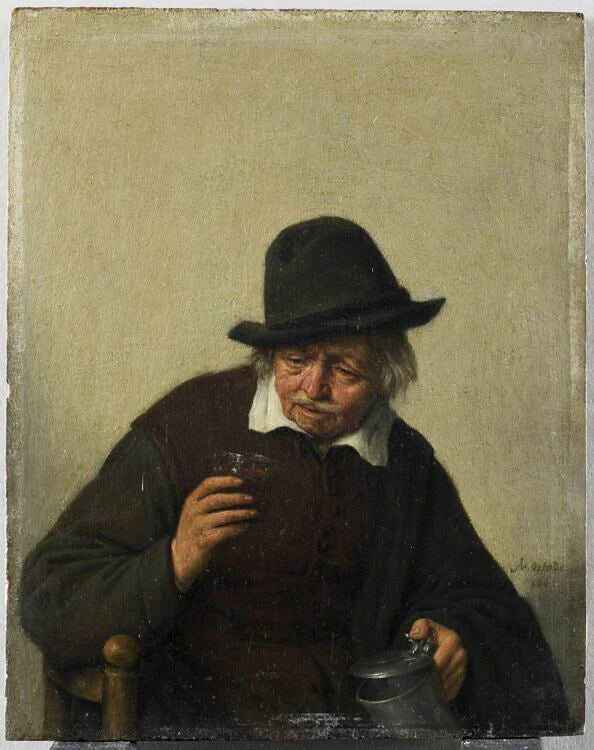 Le Buveur - Adriaen van Ostade