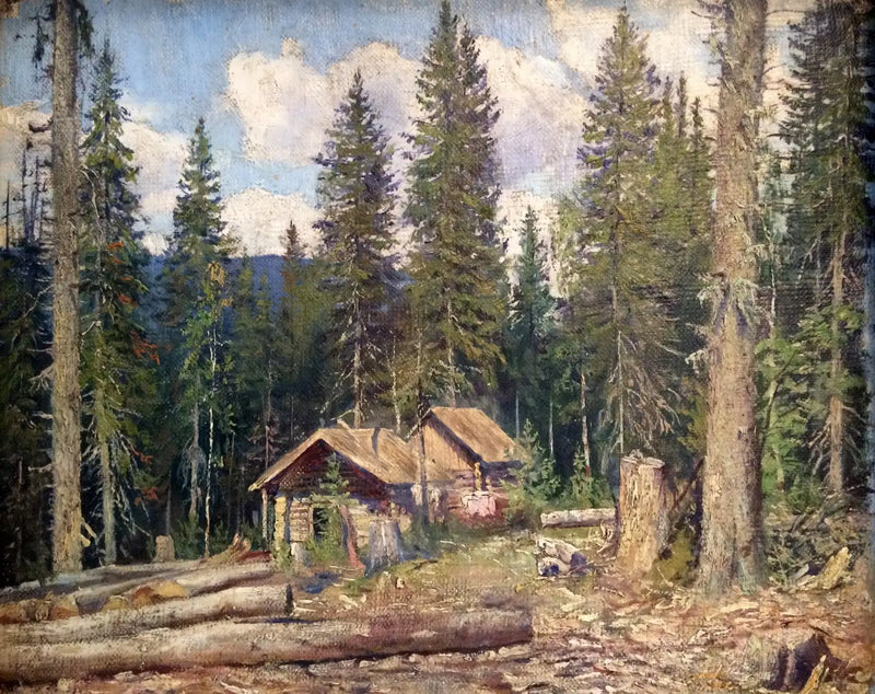 Cabin in the Forest - Ivan Chichkine