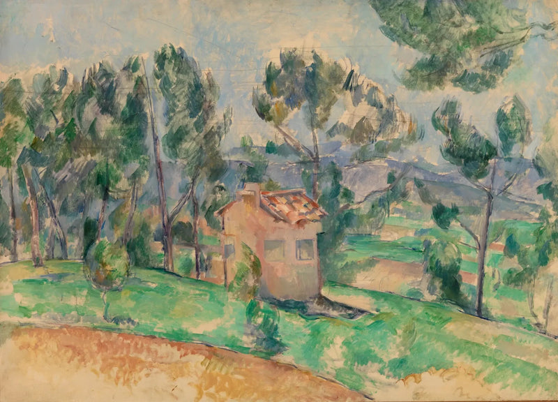 Hunting Cabin in Provence - Paul Cézanne