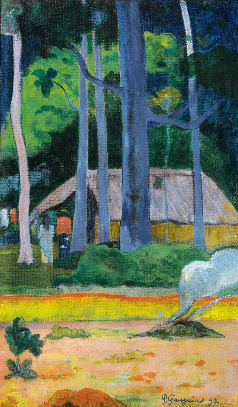Cabin in the Trees - Paul Gauguin
