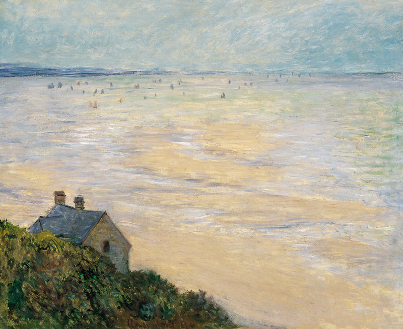 La Cabane à Trouville, low tide W686 - Claude Monet