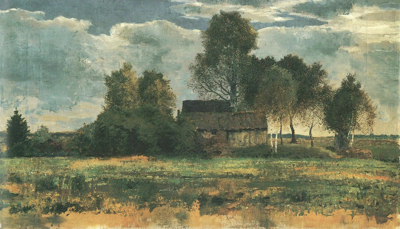 Huts in the Moss of Dachau - Franz Marc
