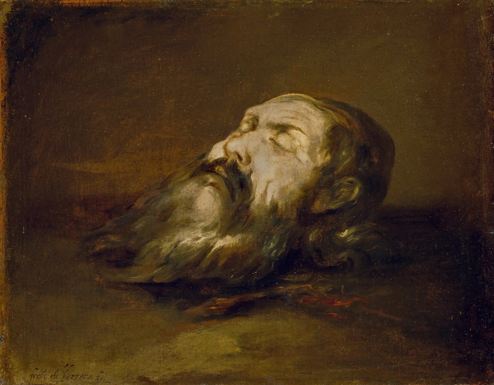 Cabeza de santo degollado - Francisco de Herrera le Vieux image 1 reproduction réalisée par Alpha Reproduction