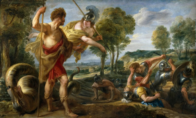 Cadmus and Minerva - Peter Paul Rubens