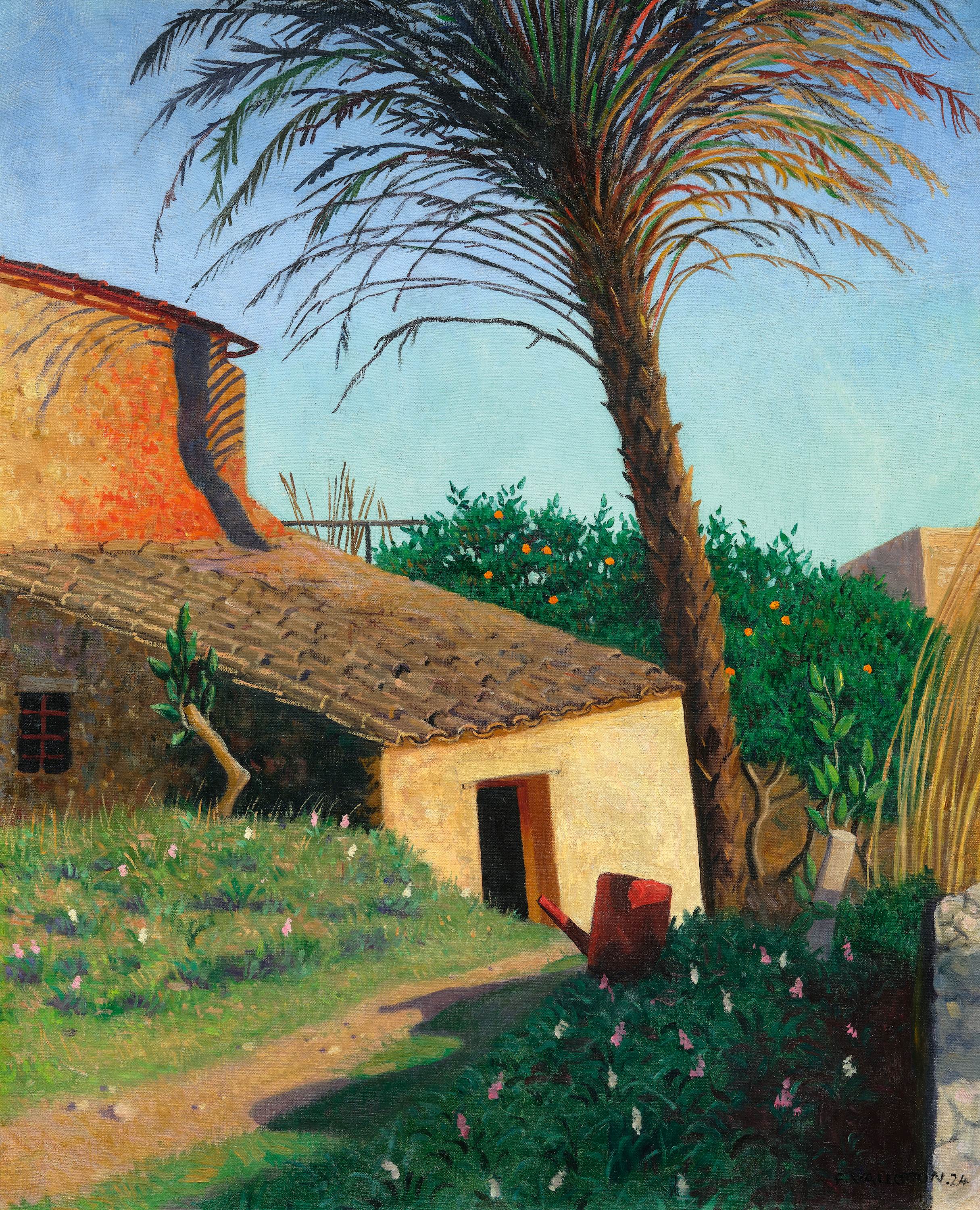 Cagnes, le palmier - Félix Vallotton