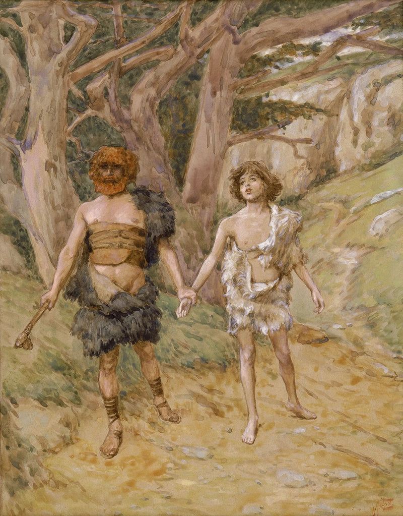 Cain conduit Abel à la mort - James Tissot