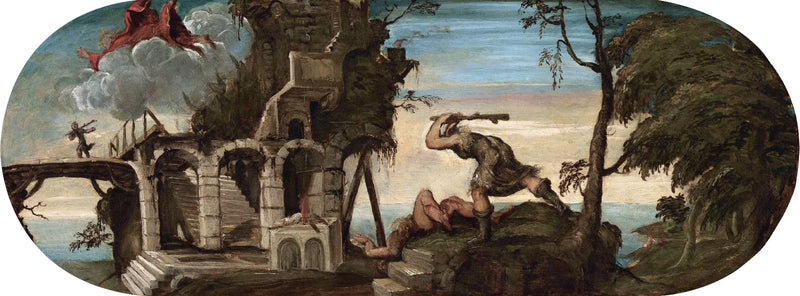 Cain Killing Abel - Jacopo Tintoretto