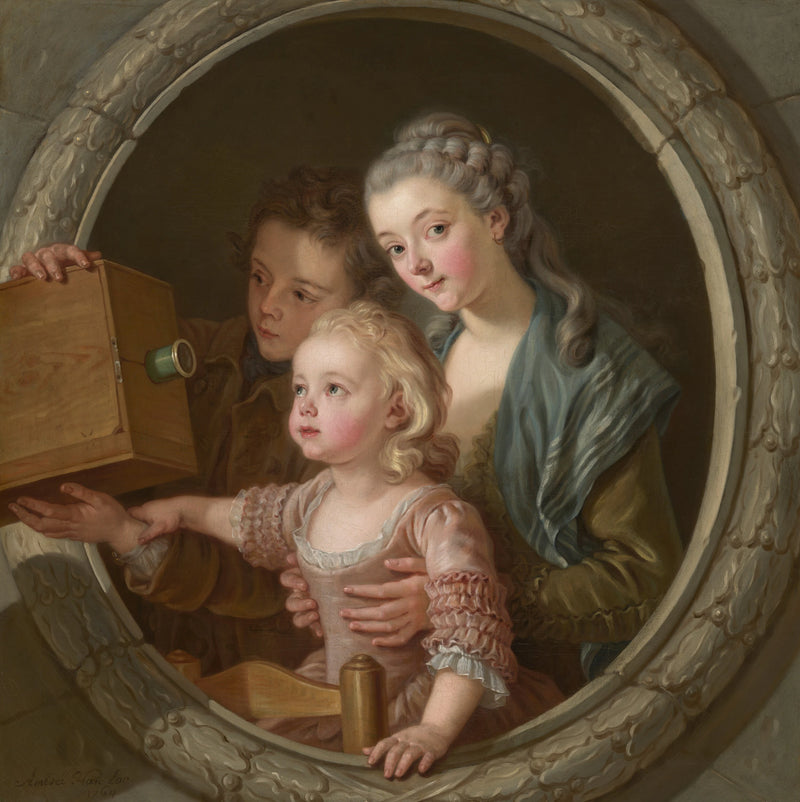 La Caméra obscure - Charles Amédée Philippe Van Loo