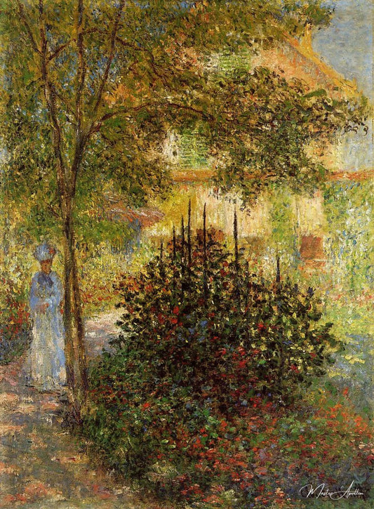 Camille dans le jardin d'Argenteuil - Claude Monet - Reproductions de tableaux et peintures haut de gamme