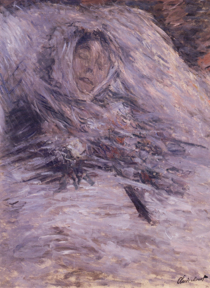 Camille on her deathbed W543 - Claude Monet