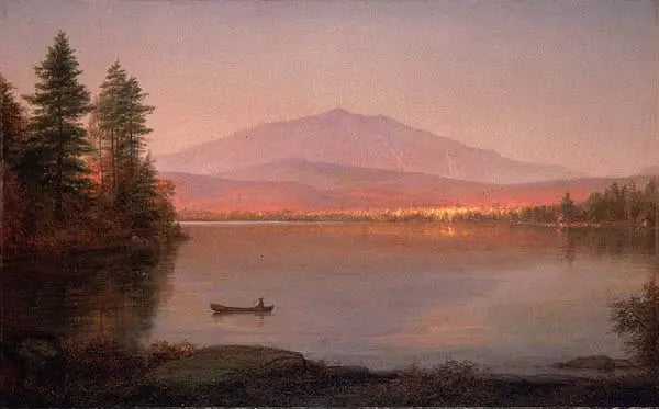 Camp Le Mont Katahdin by Millinocket - Frederic Edwin Church