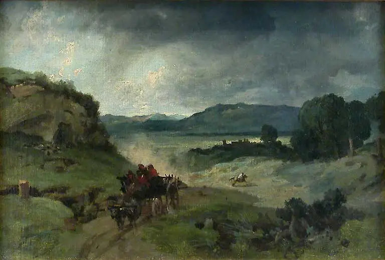 Rome Countryside - Jean-Baptiste Camille Corot