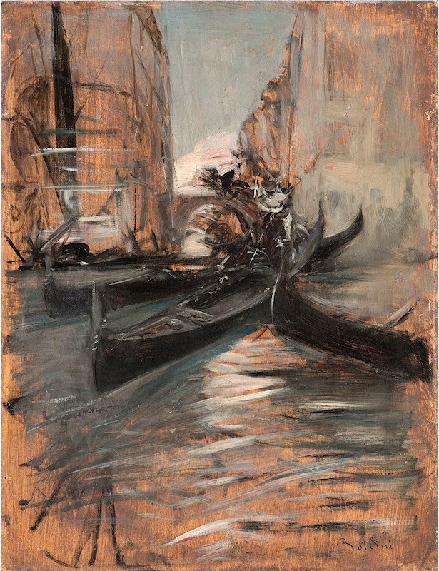 Venice Canal - Giovanni Boldini