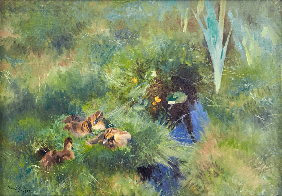 Ducklings - Bruno Liljefors