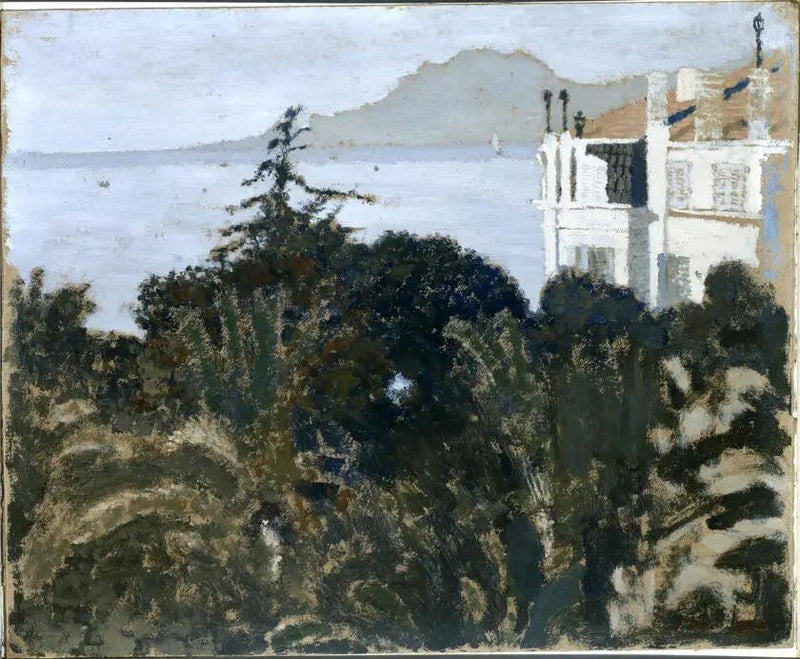 Cannes, garden by the Mediterranean - Édouard Vuillard