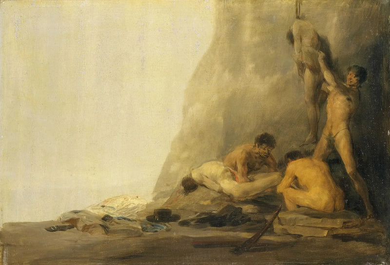 Cannibals Preparing Their Victims - Francisco de Goya