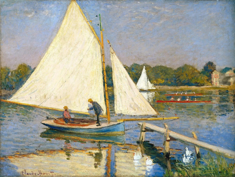 Boaters in Argenteuil W324 - Claude Monet