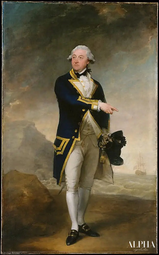 Captain John Gell - Gilbert Stuart - Reproductions de tableaux et peintures haut de gamme