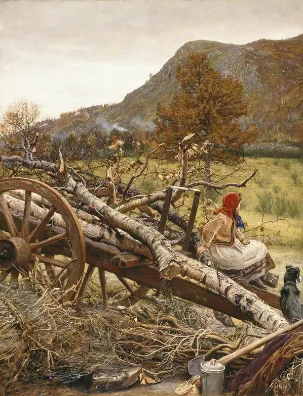 Winter Fuel - John Everett Millais