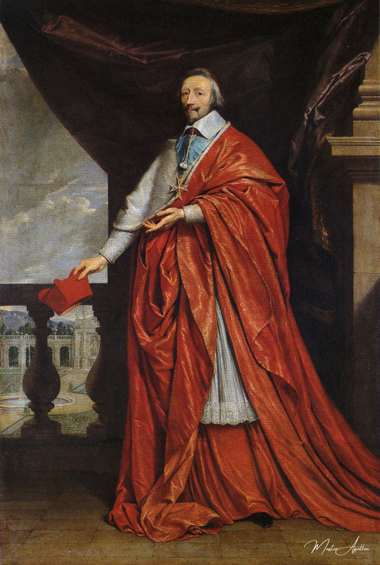 Cardinal-Richelieu - Philippe de Champaigne - Reproductions de tableaux et peintures haut de gamme