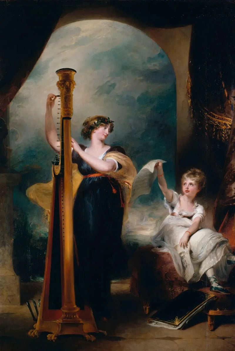 Caroline, Princess of Wales, and Princess Charlotte - Thomas Lawrence