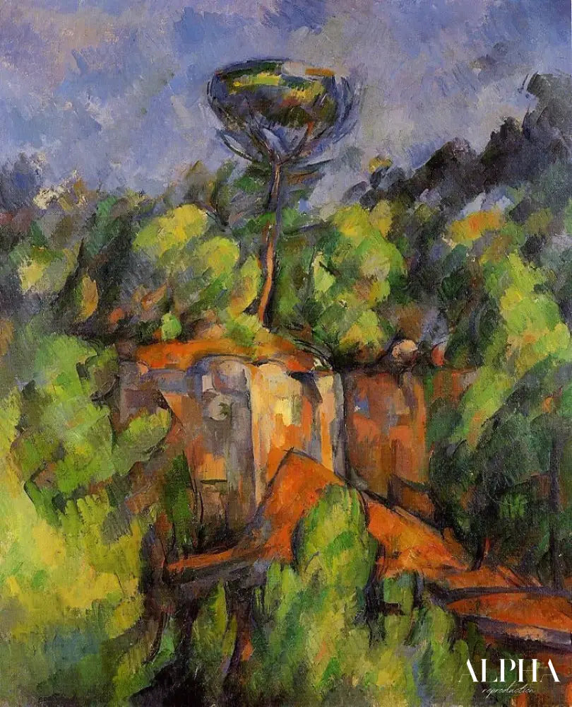 Carrière de Bibemus - Paul Cézanne - Reproductions de tableaux et peintures haut de gamme