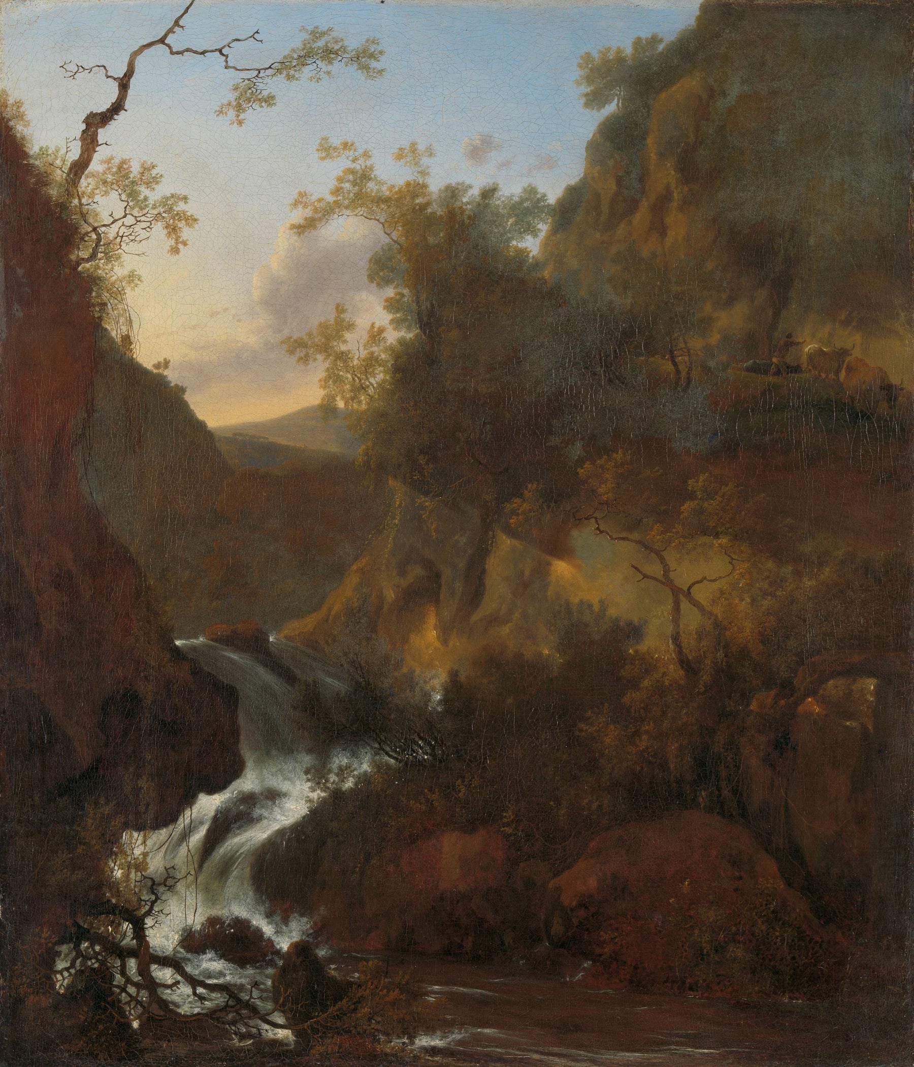 Une cascade - Adam Pynacker