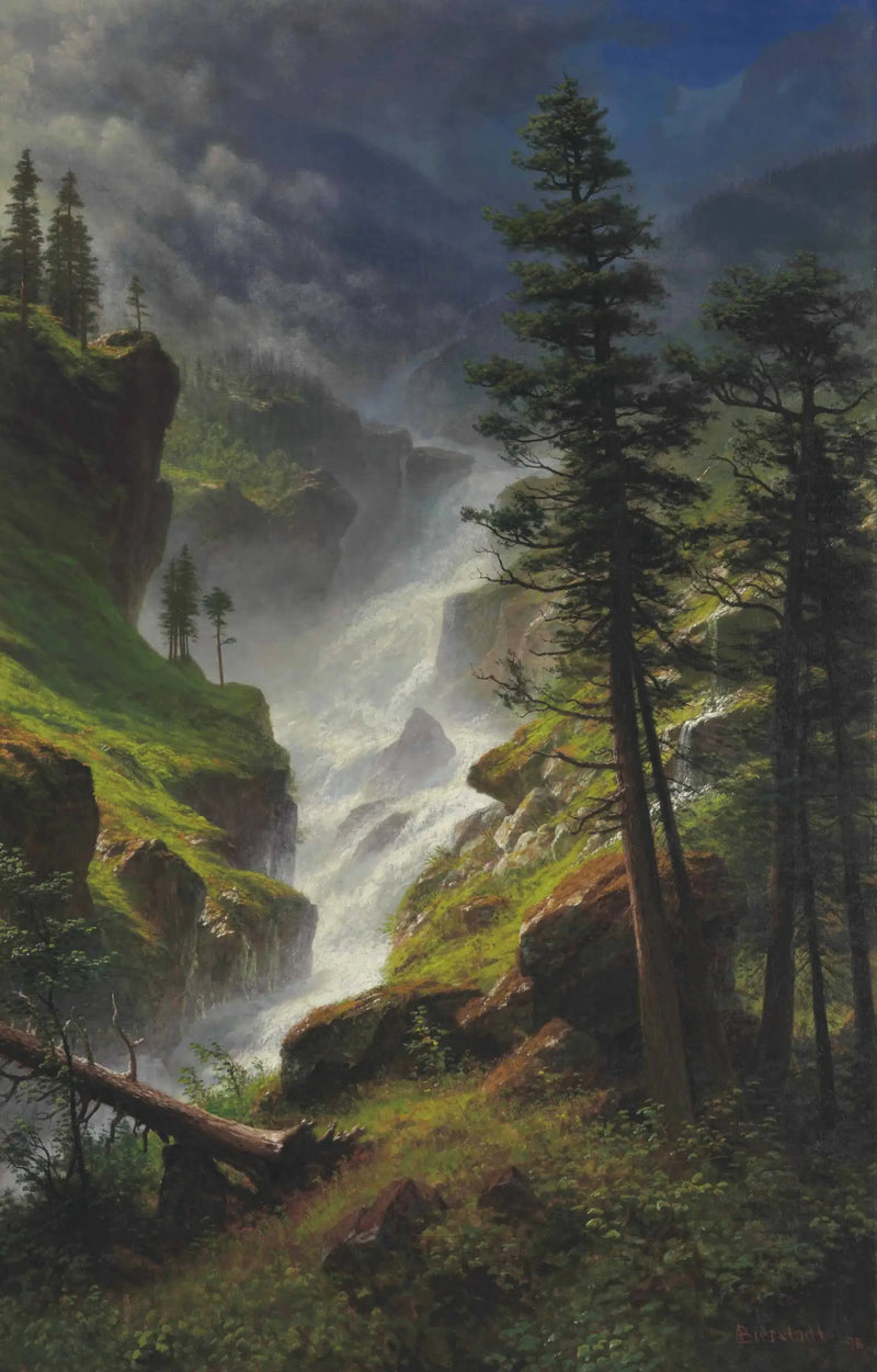 Cascade of the Rocky Mountains - Albert Bierstadt