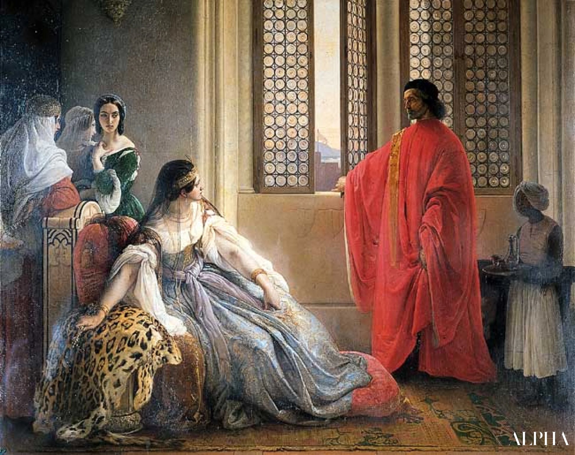 Caterina Cornaro Deposed from the Throne of Cyprus - Francesco Hayez - High-end reproductions of paintings and artworks