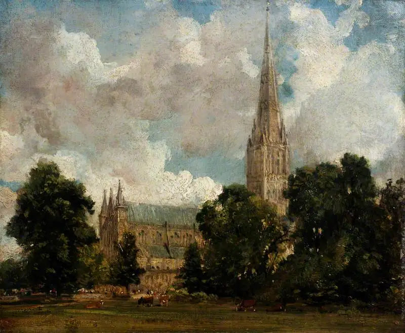 Salisbury Cathedral from the Southwest - John Constable