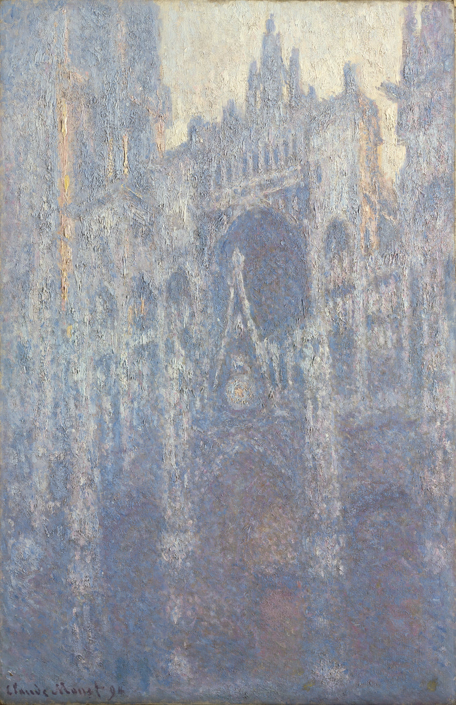 The Rouen Cathedral, the Portal, Morning Effect - Claude Monet