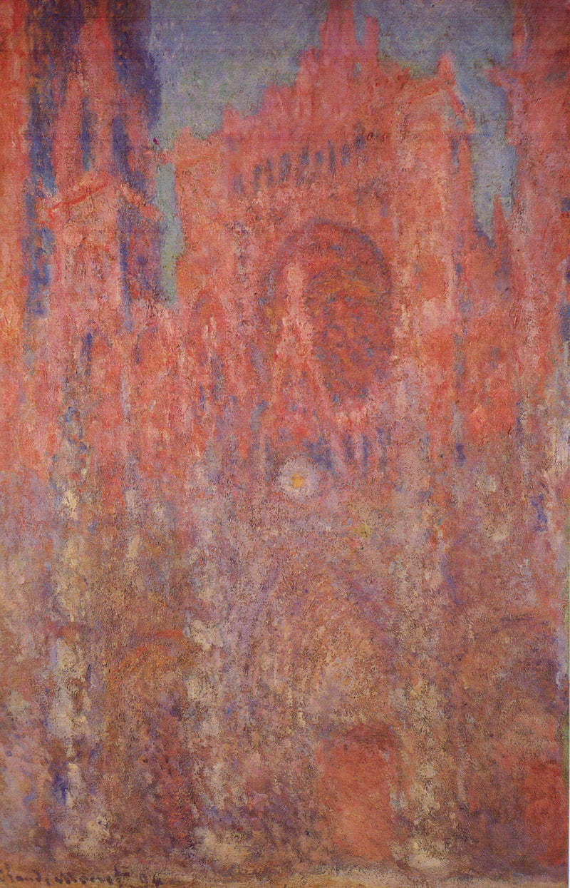 Rouen Cathedral, portal W1328 - Claude Monet