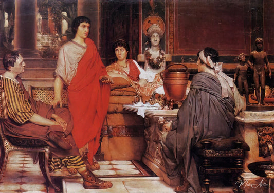 Catulle près de Lesbia - Lawrence Alma-Tadema Reproductions de tableaux à la peinture à l’huile