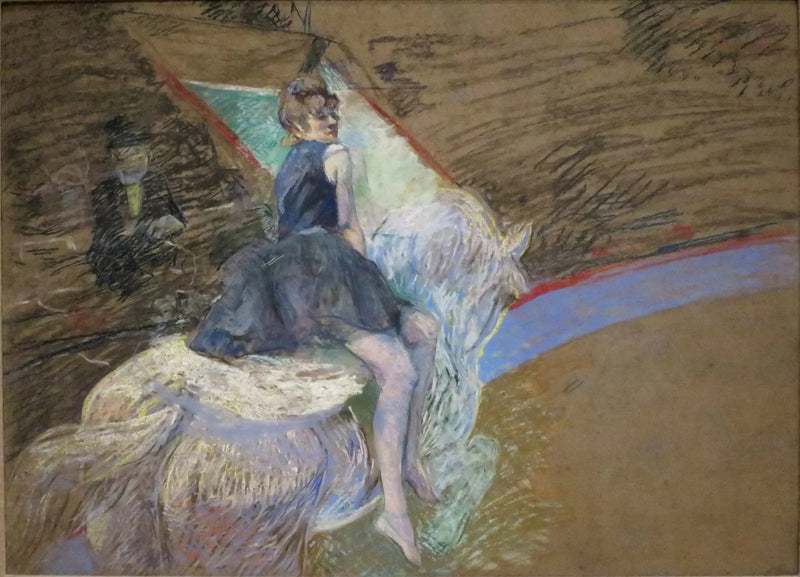 Horsewoman at the Fernando Circus - Henri de Toulouse-Lautrec