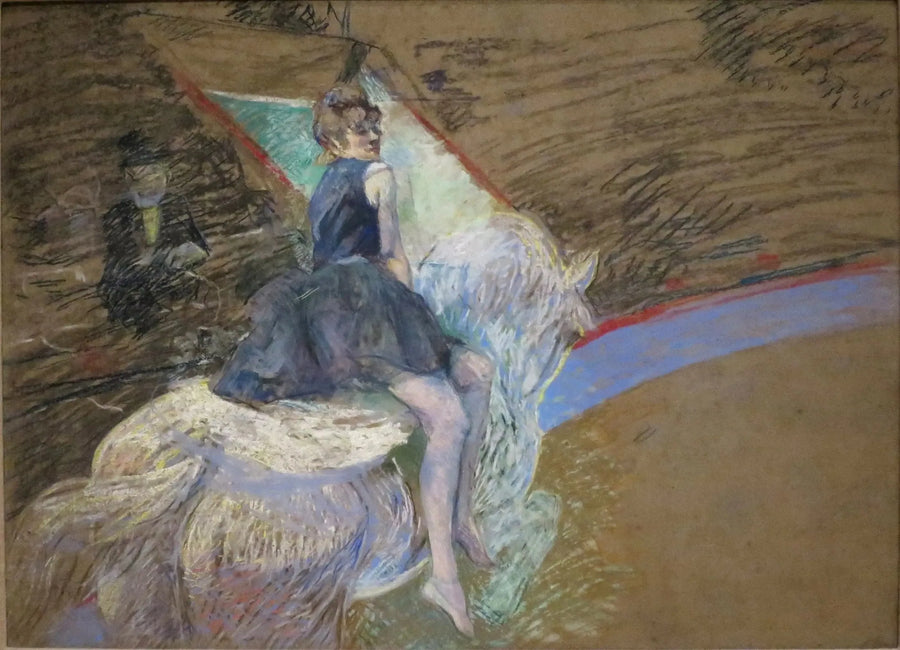 Horsewoman at the Fernando Circus - Henri de Toulouse-Lautrec