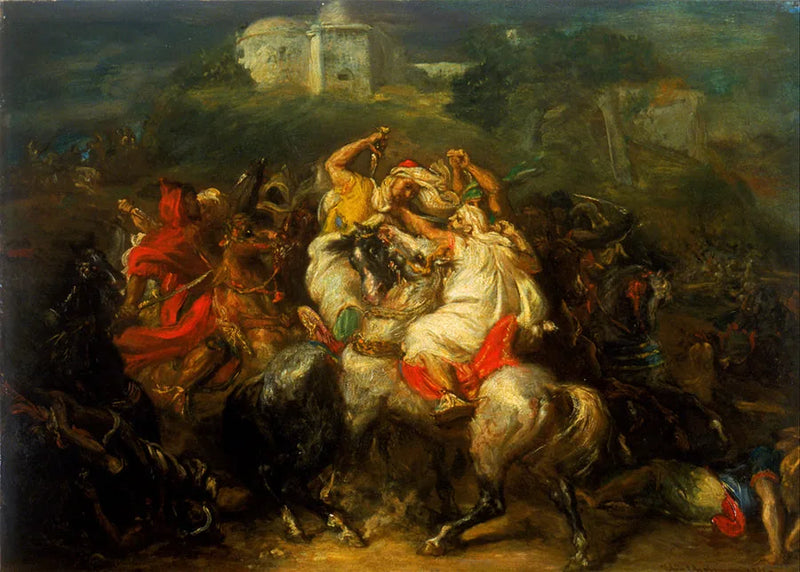 Arab Cavaliers in Battle - Théodore Chassériau