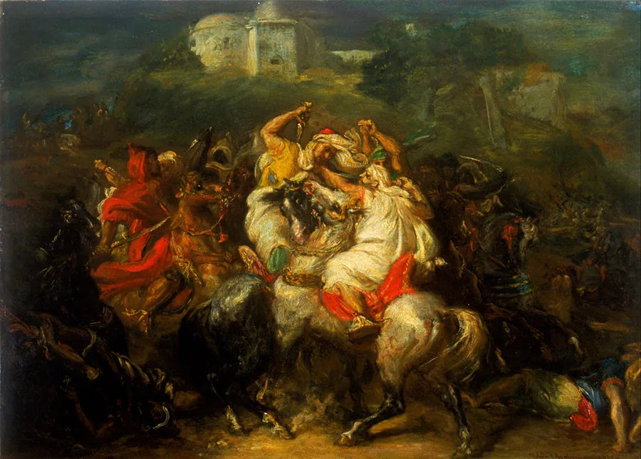 Arab Cavaliers in Battle - Théodore Chassériau
