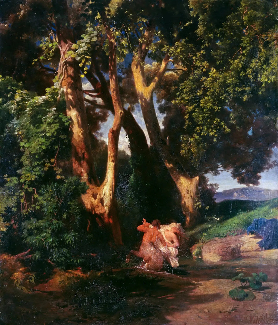 Centaur and Nymph - Arnold Böcklin