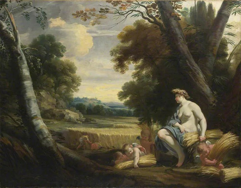 Cérès and Cupids Harvesting - Simon Vouet